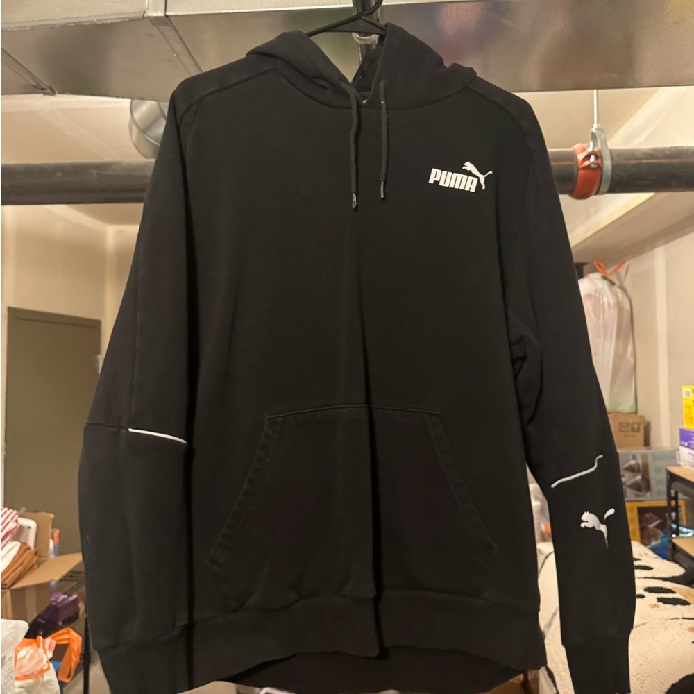 Puma Black Pullover Hoodie
